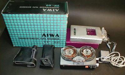 1964 Aiwa Portable Tape Recorder TP-60R - image7